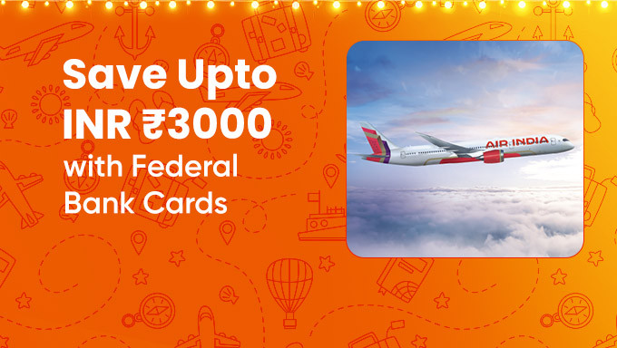 Instant savings of up to ₹3000 with Federal Bank Credit Cards