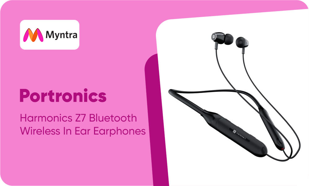 Portronics Harmonics Z7 Bluetooth Wireless In Ear Earphones