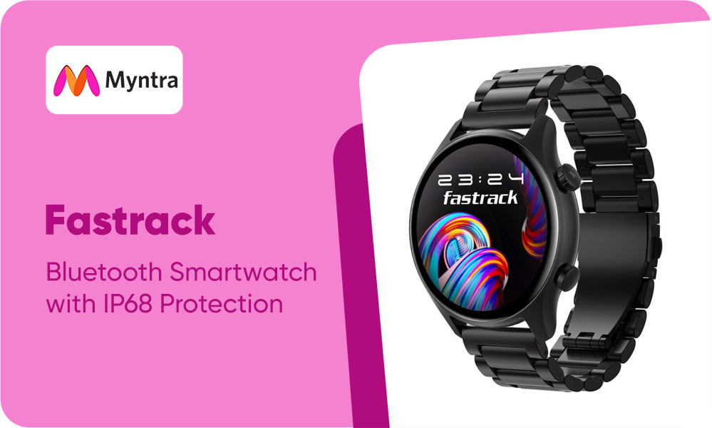 Fastrack Styler FR2 Pro 1.43' AMOLED Display Bluetooth Smartwatch with IP68 Protection