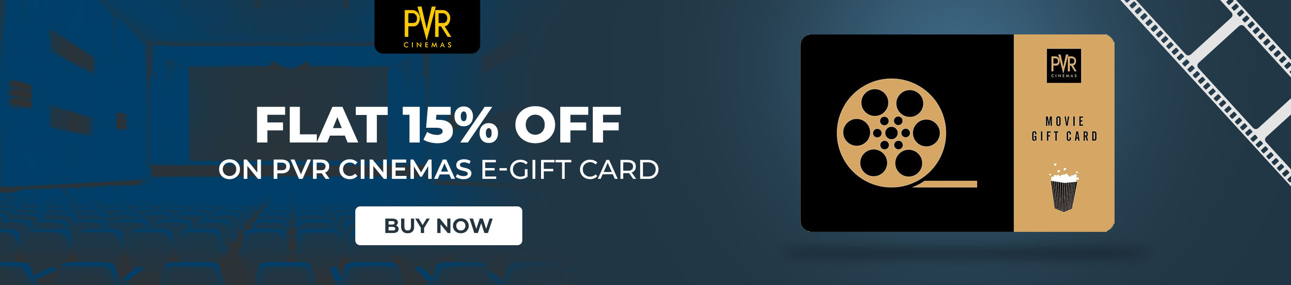 Flat 15% Off On PVR E-Gift Card