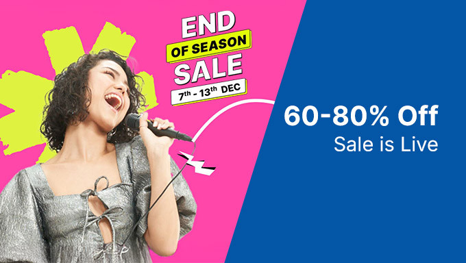 Flipkart End OF Season Sale | Upto 80% Off + Extra 10% OFF On Selected Bank Card On Appliance, Electronics, Fashion & More