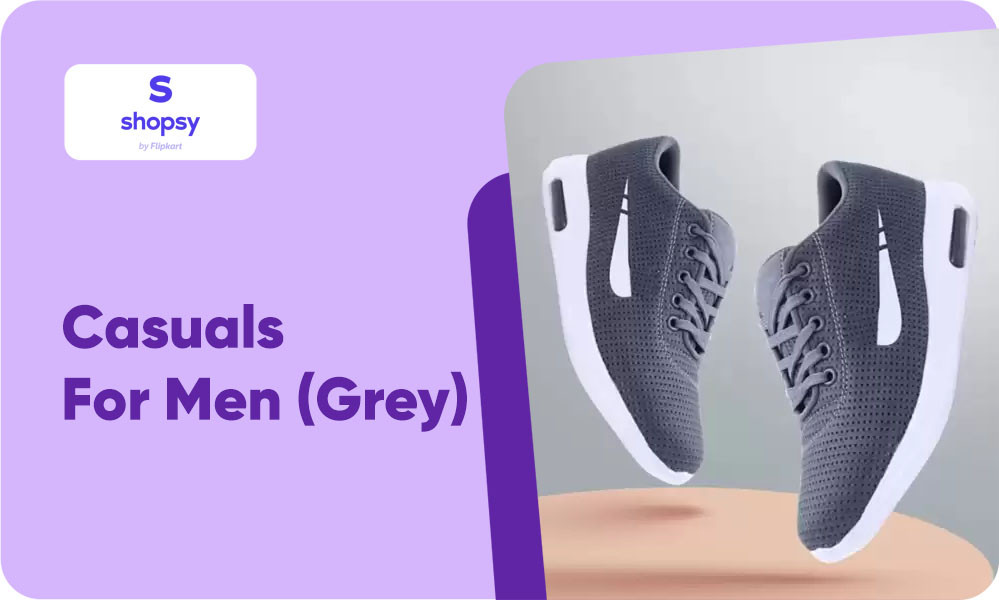 Buy Casuals For Men (Grey) 