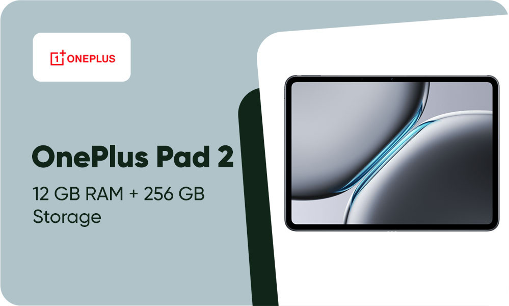 OnePlus Pad 2 Nimbus With Upto 12 GB RAM + 256 GB Storage WIFI 