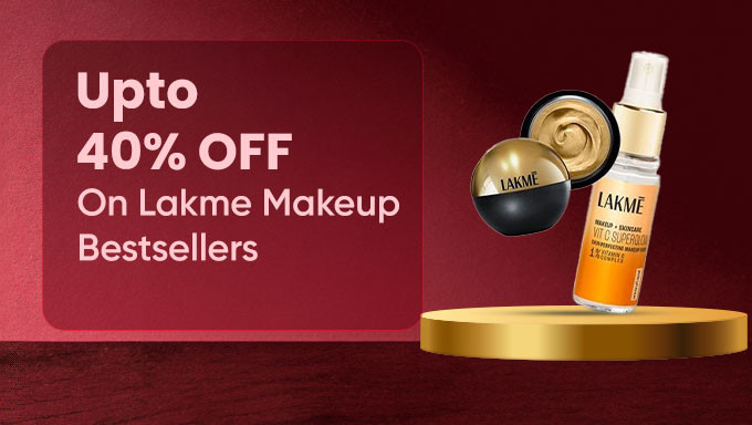 Upto 40% Off On Lakme Makeup Bestsellers + Free Shipping On Orders Of Rs.299 & Above 