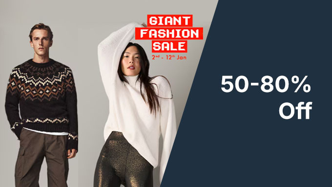 Ajio Giant Fashion Sale | 50%-80% Off On Top Brands