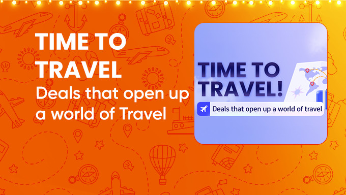 Time To Travel | Upto 30% Off On Top Attractions, Hotel, Flight Bookings