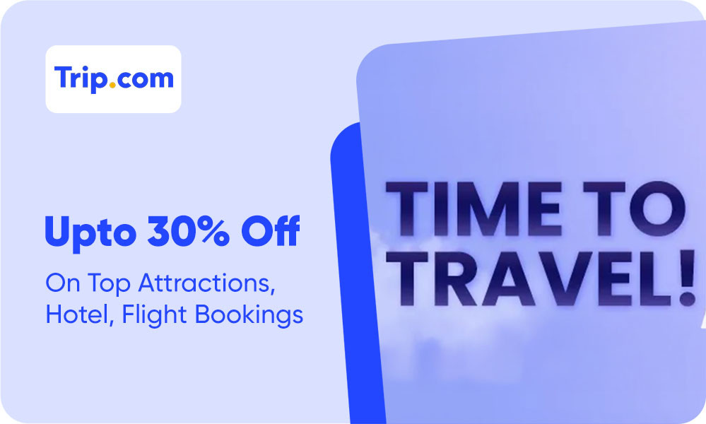 Time To Travel | Upto 30% Off On Top Attractions, Hotel, Flight Bookings