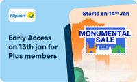 Flipkart Monumental Sale| Upto 75% Off + Extra 10% OFF On Selected Bank Card On Appliance, Electronics & More