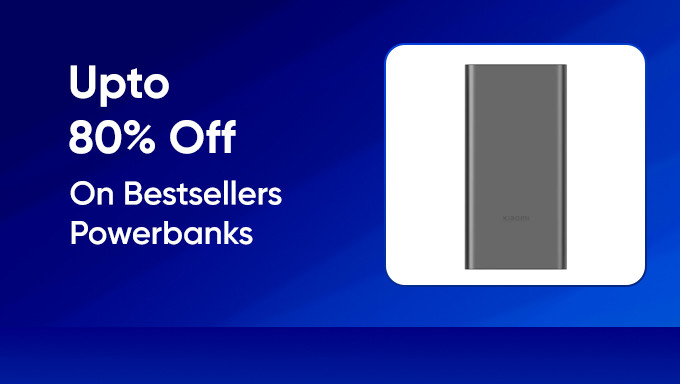 BESTSELLERS|Upto 80% Off & More On Bestsellers Powerbanks From Boat,Mi & More