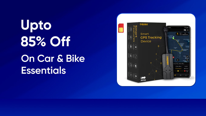 Upto 85% Off On Car & Bike Essentials