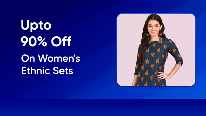 Upto 90% Off On Women's Ethnic Sets