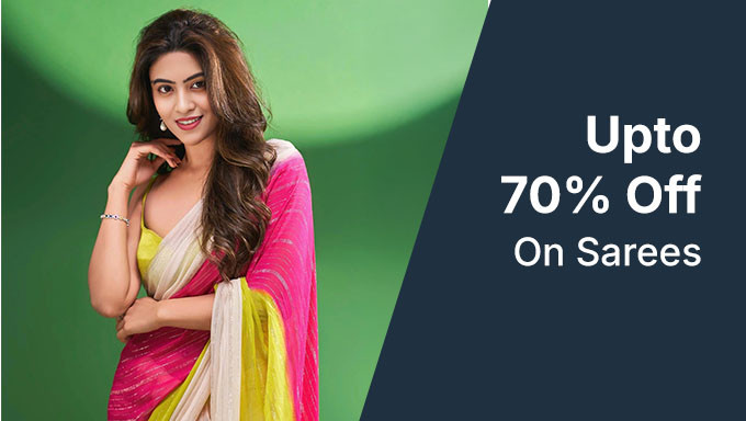 Upto 70% Off On Sarees