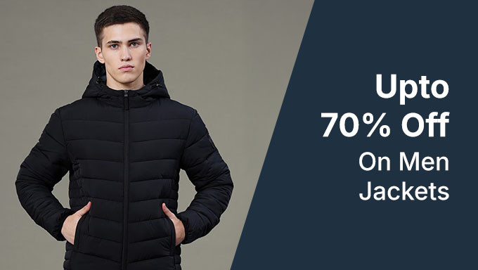 Upto 70% Off On Men Jackets