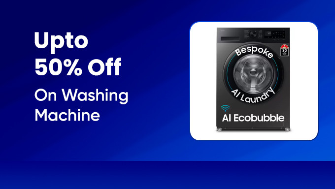 Upto 50% On Washing Machine