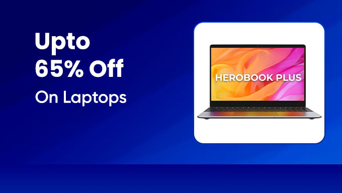 Upto 65% Off On Laptops