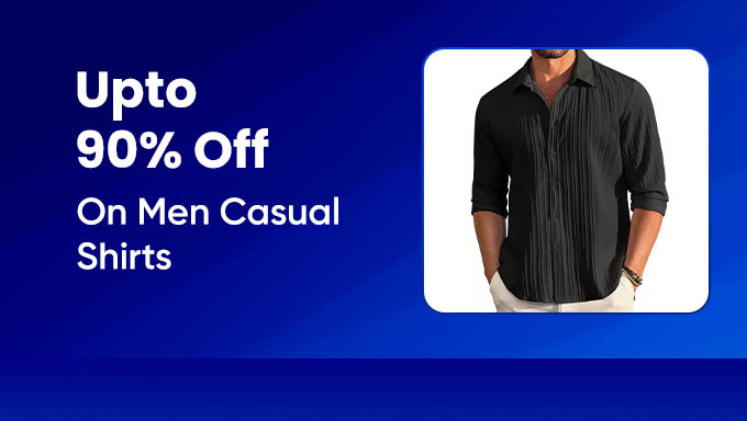 Upto 90% Off On Men Casual Shirts