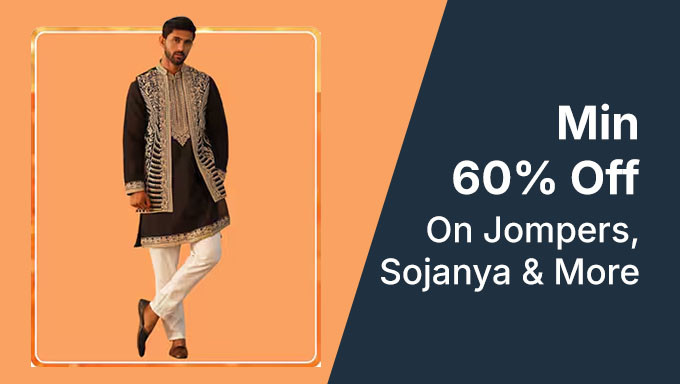 Min 60% Off On Jompers, Sojanya & More