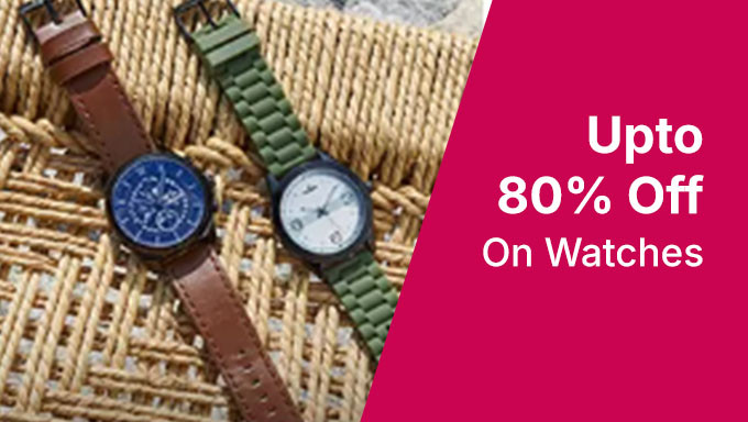 Upto 80% Off On Watches