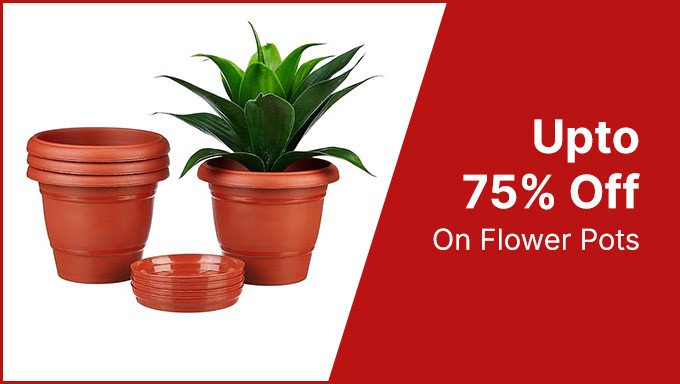 Upto 75% Off on Flower Pots