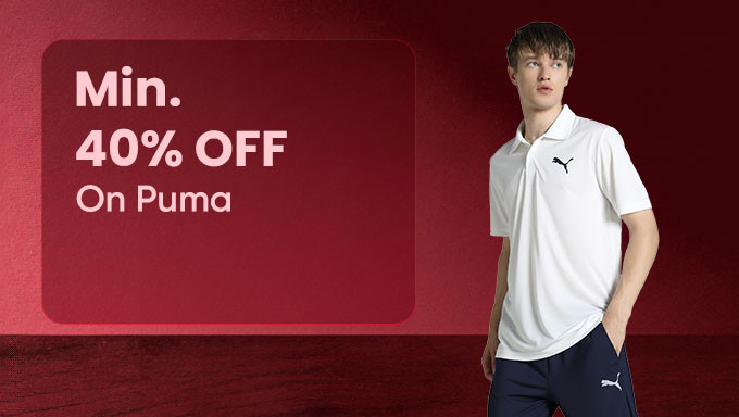 Min 40% Off On Puma