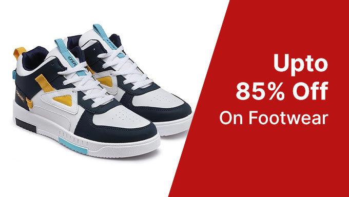 Upto 85% Off On Footwear