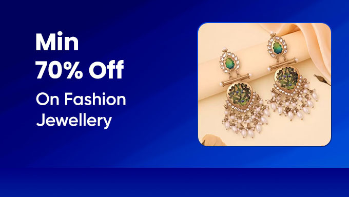 Min 70% Off on Fashion Jewellery