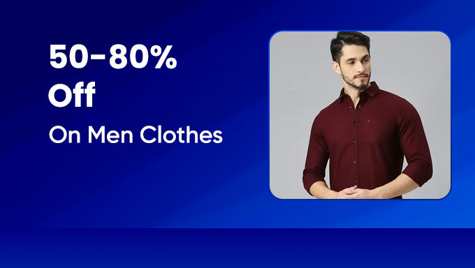 50-80% Off On Men Clothes