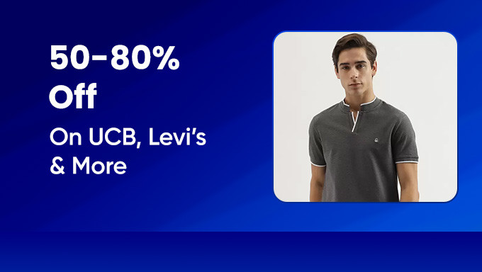 50-80% Off On UCB, Levi's & More