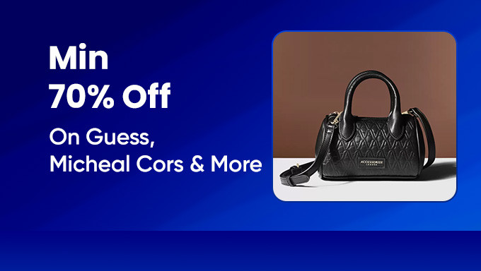 Min 70% Off On Micheal Corse, Guess & More