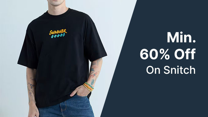 Min 60% Off On Snitch