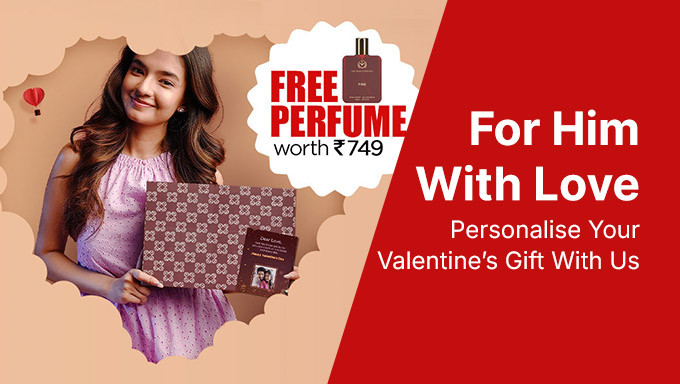 Create Your Own Box Of Love For Him - Get A Free Perfume Worth Rs.749