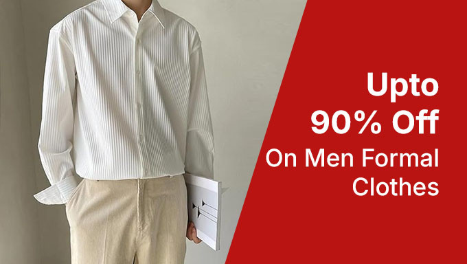 Upto 90% Off On Men Formal Clothes