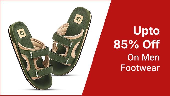 Upto 85% Off On Men Footwear