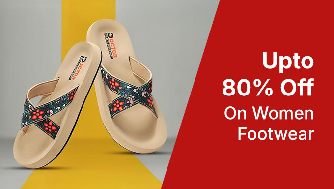 Upto 80% Off On Women Footwear