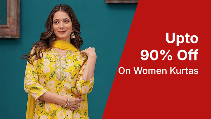 Upto 90% Off On Women Kurtas