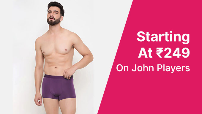 John Players Men’s Wear | Upto 30% + Extra Rs.240 Off on Min Order Of Rs.1299