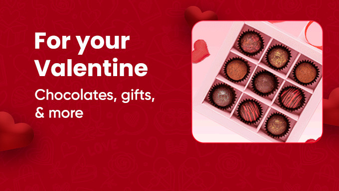 Amazon | For Your Valentine Chocolates, Gifts & More