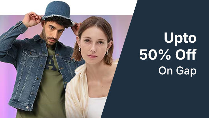 Upto 50% Off On Gap