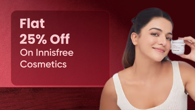 Flat 25% Off On Innisfree Cosmetics