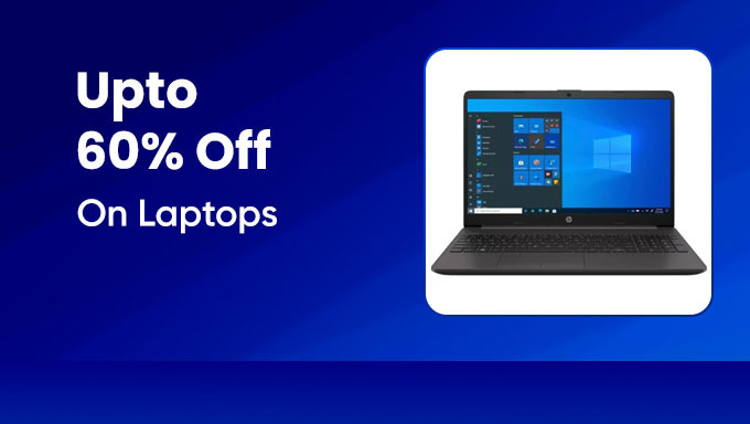 Upto 60% Off On Laptops