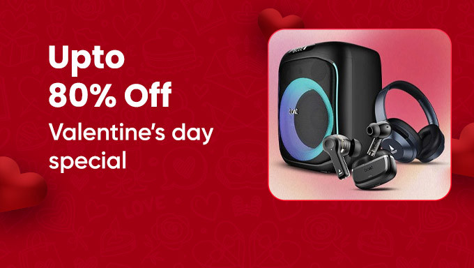 Boat | Upto 80% Off Valentine's Special