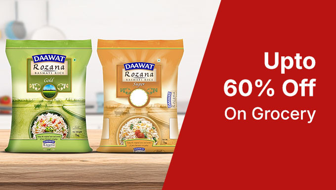 Upto 60% Off On Grocery