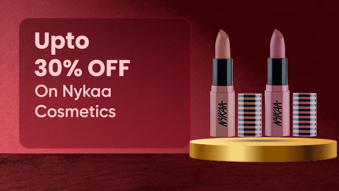 Upto 30% Off On Nykaa Cosmetics