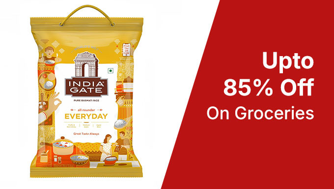 Upto 85% Off On Groceries