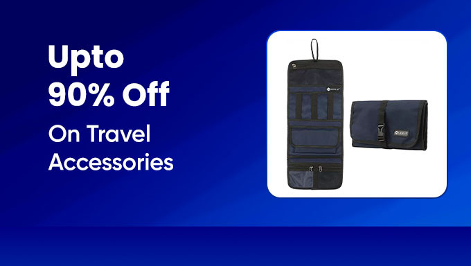 Upto 90% Off On Travel Accessories