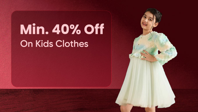 Min 40% Off On Kids Clothes