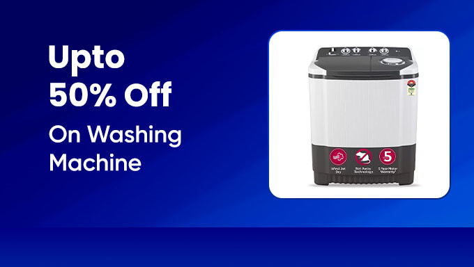 Upto 50% Off On Washing Machine