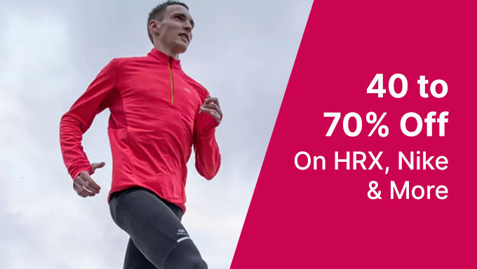 40-70% Off On HRX, Nike & More