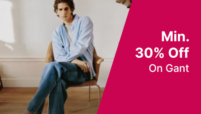 Min 30% Off On Gant