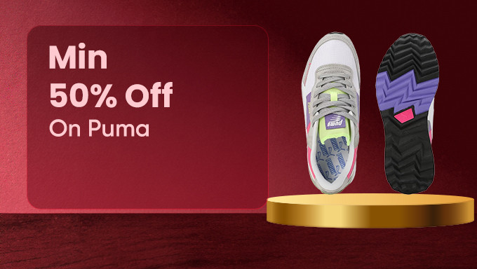 Min 50% Off On Puma